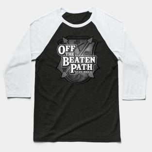 Black and White OBP Logo Baseball T-Shirt